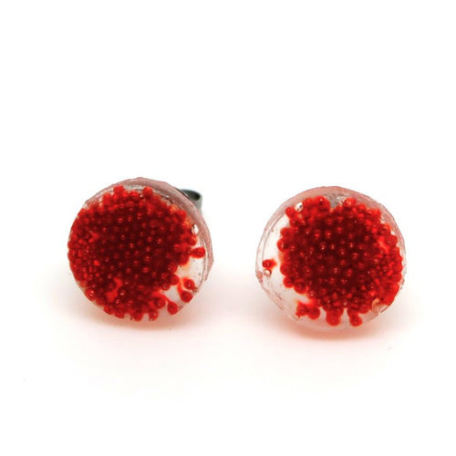 Small Round Stud earrings