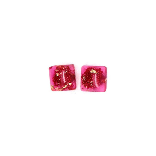 Small Square Stud earrings