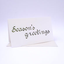 Load image into Gallery viewer, Season&#39;s Greetings Calligraphy